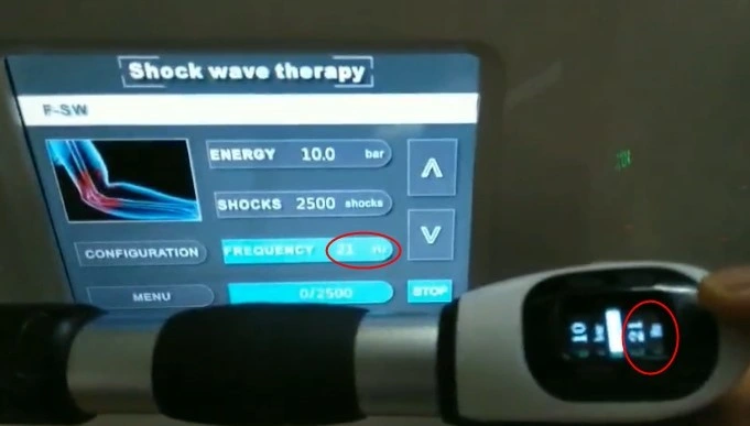 Hot Selling Shock Wave EMS Therapy Machine for Sports Injuries Extracorporeal Pain Releif