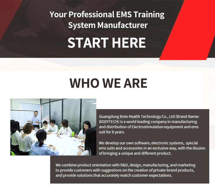 EMS Home Fitness Machine EMS Training Suit Wireless EMS Fitness Machine
