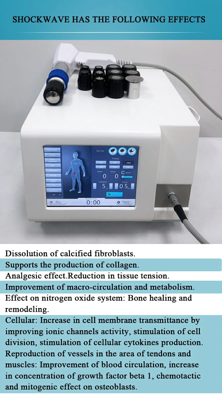 Shock Wave Therapy Machine Extracorporeal Shockwave for Erectile Dysfunction EMS Muscle Pain Relief ED Treatment Device