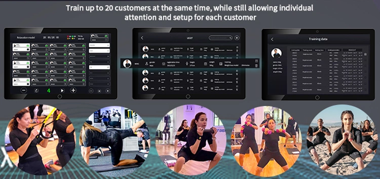 20 Minutes Workout EMS Fitness Suit Group Training Available