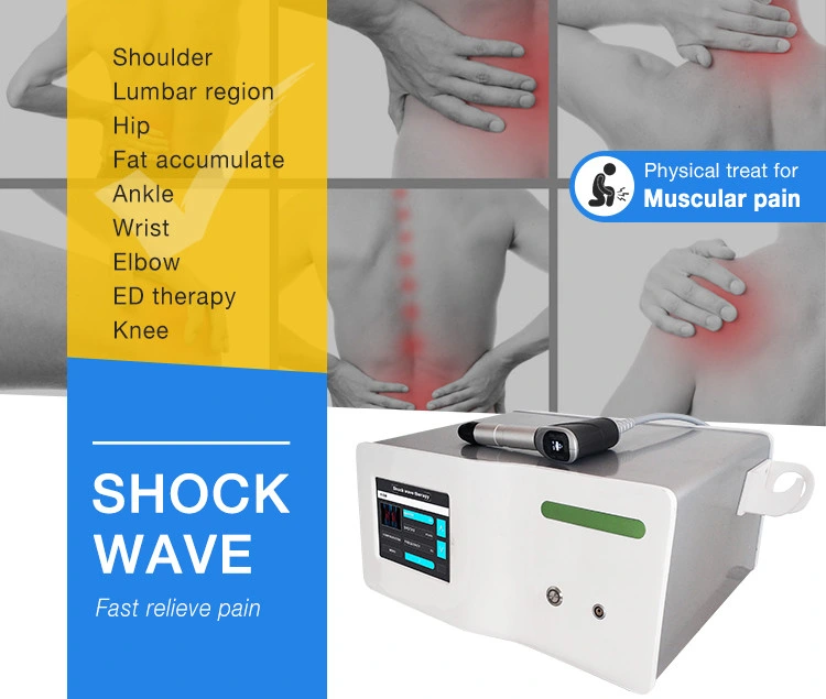 Hot Selling Shock Wave EMS Therapy Machine for Sports Injuries Extracorporeal Pain Releif