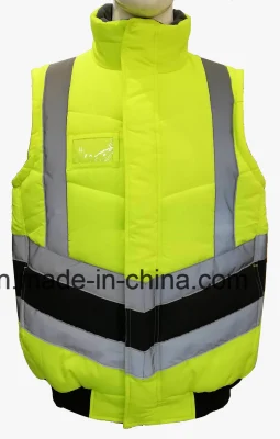 Adult Work Clothing Winter Safety Reflective Vest with En20471 Standard