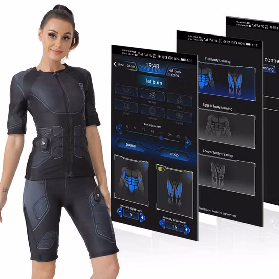 Customized EMS Training Suit Digital Electrical Stimulation EMS Training Suit Personal Wireless Electro Muscle Stimulator
