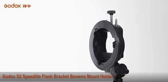 Photography Portable S-Type Bracket Stable Bowens S Holder for Speedlite Flash Softbox Photo Studio Umbrella Mount
