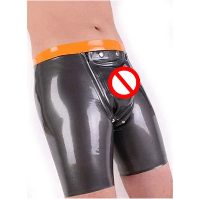 High Quality Panties Male Gay Slut Temptation Pants Open File Leather Clothes Erotic Penis Underwear