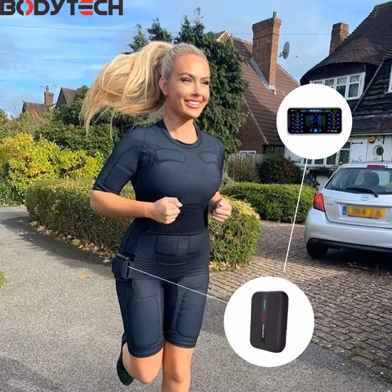 EMS Muscle Stimulator Fat Burner Training Suit Muscle Exerciser Body Suit with EMS