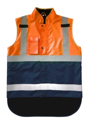 Safety Products Reversible Hi Vis Workwear Reflective Safety Vest for Men